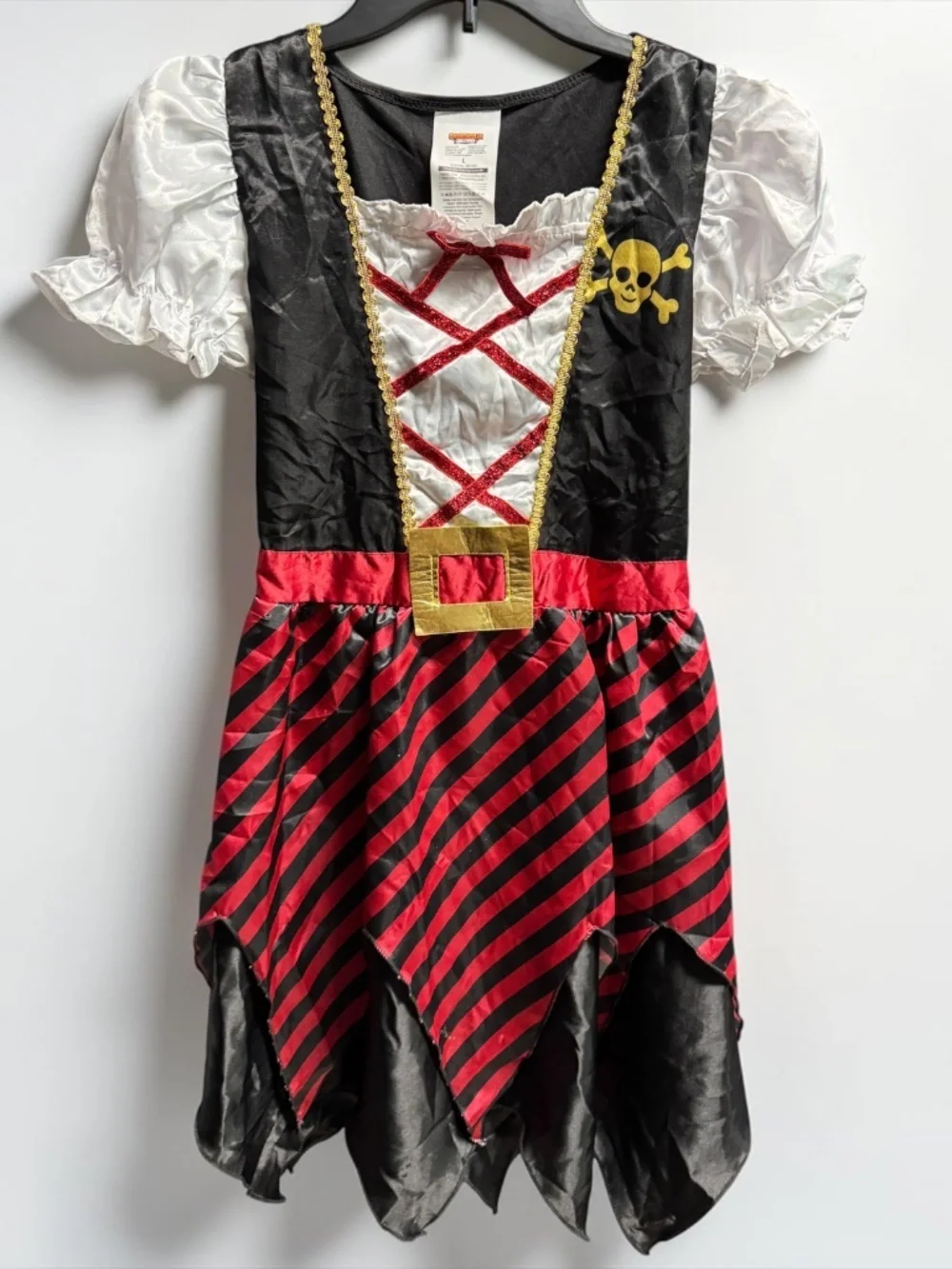 NWOT Girls Pirate Princess Halloween Costume Set Large